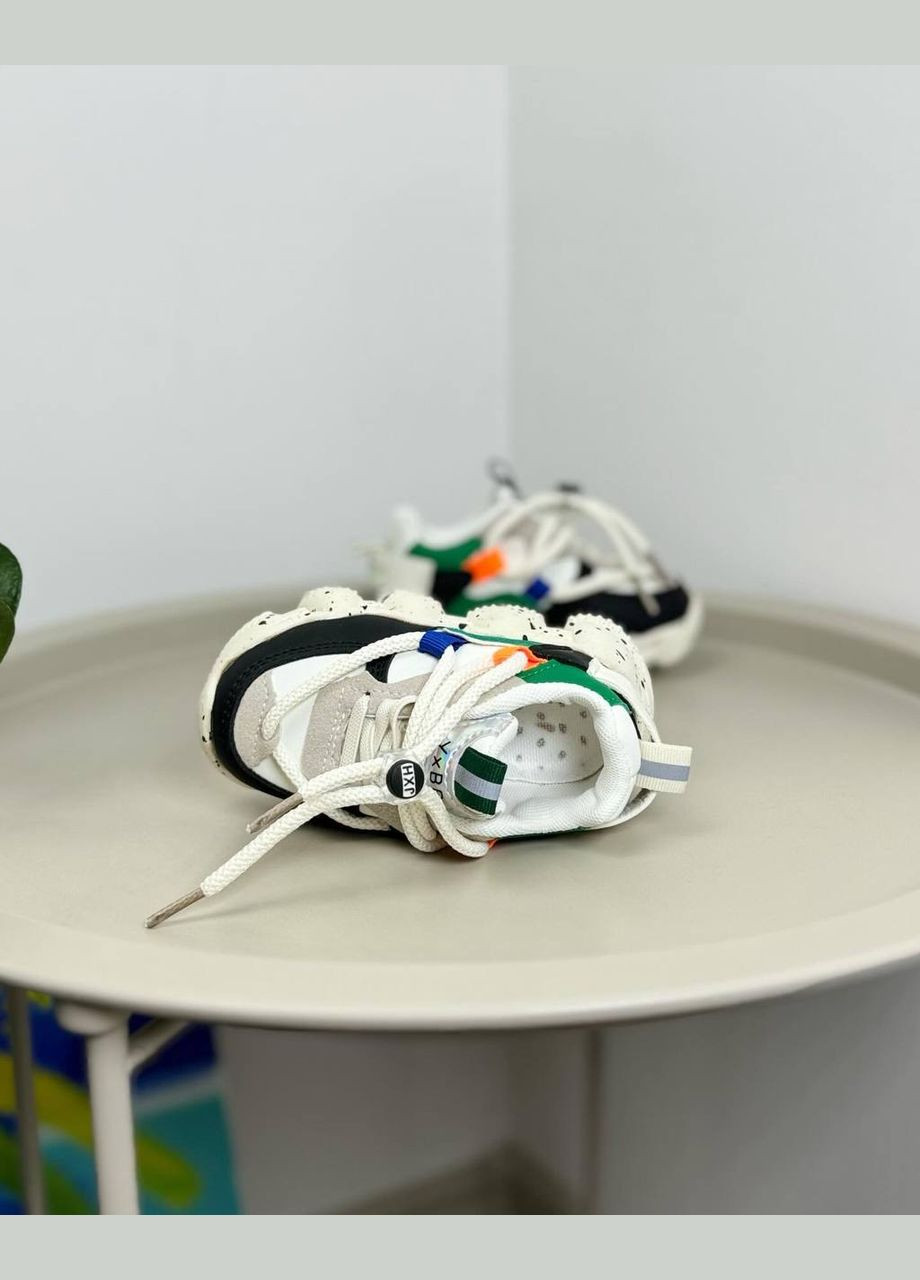 Белые детские кроссовки белые 1245 No Brand