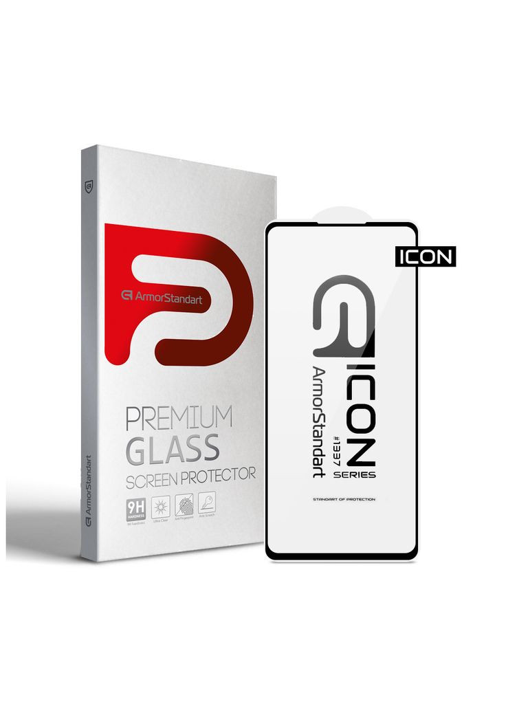 Стекло защитное Icon Samsung A73 Black (m433621) ArmorStandart Icon Samsung A73 (A736) Black (367062830)