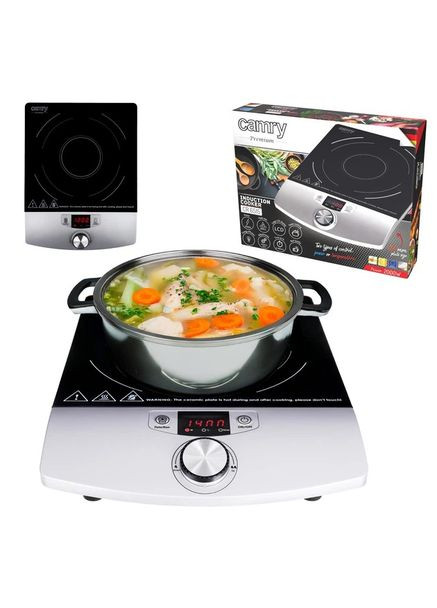 Індукційна плита CR 6515 настільна одноконфоркова 2000Вт 60°C - 240°C Camry (372908652)