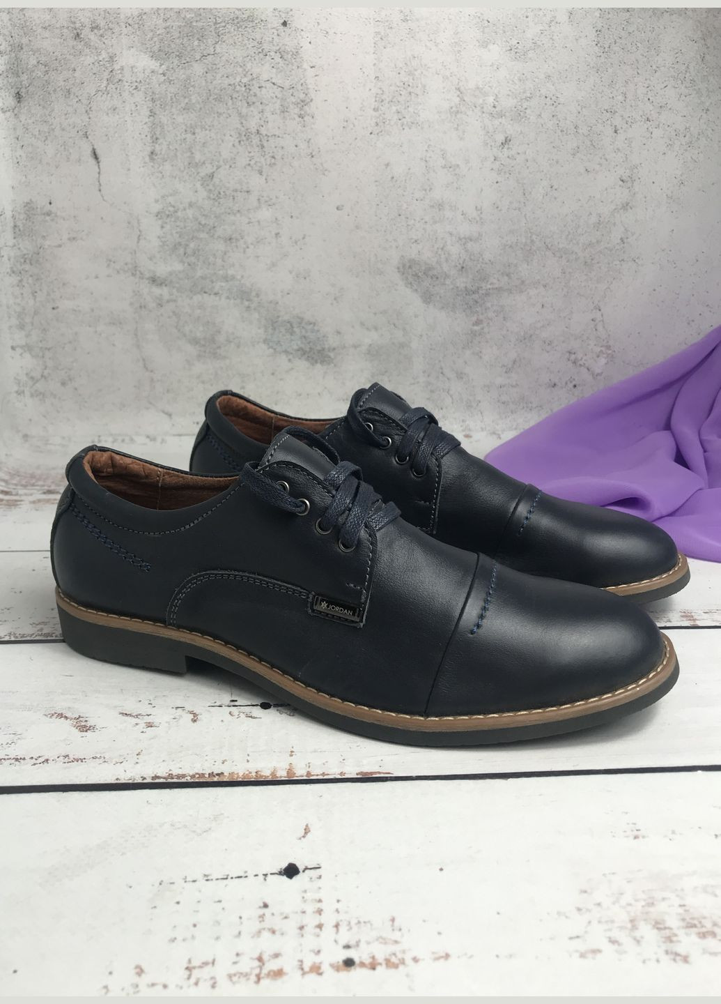 Туфлі дитячі для хлопчика Темно-синій (956) Jordan (347236369)