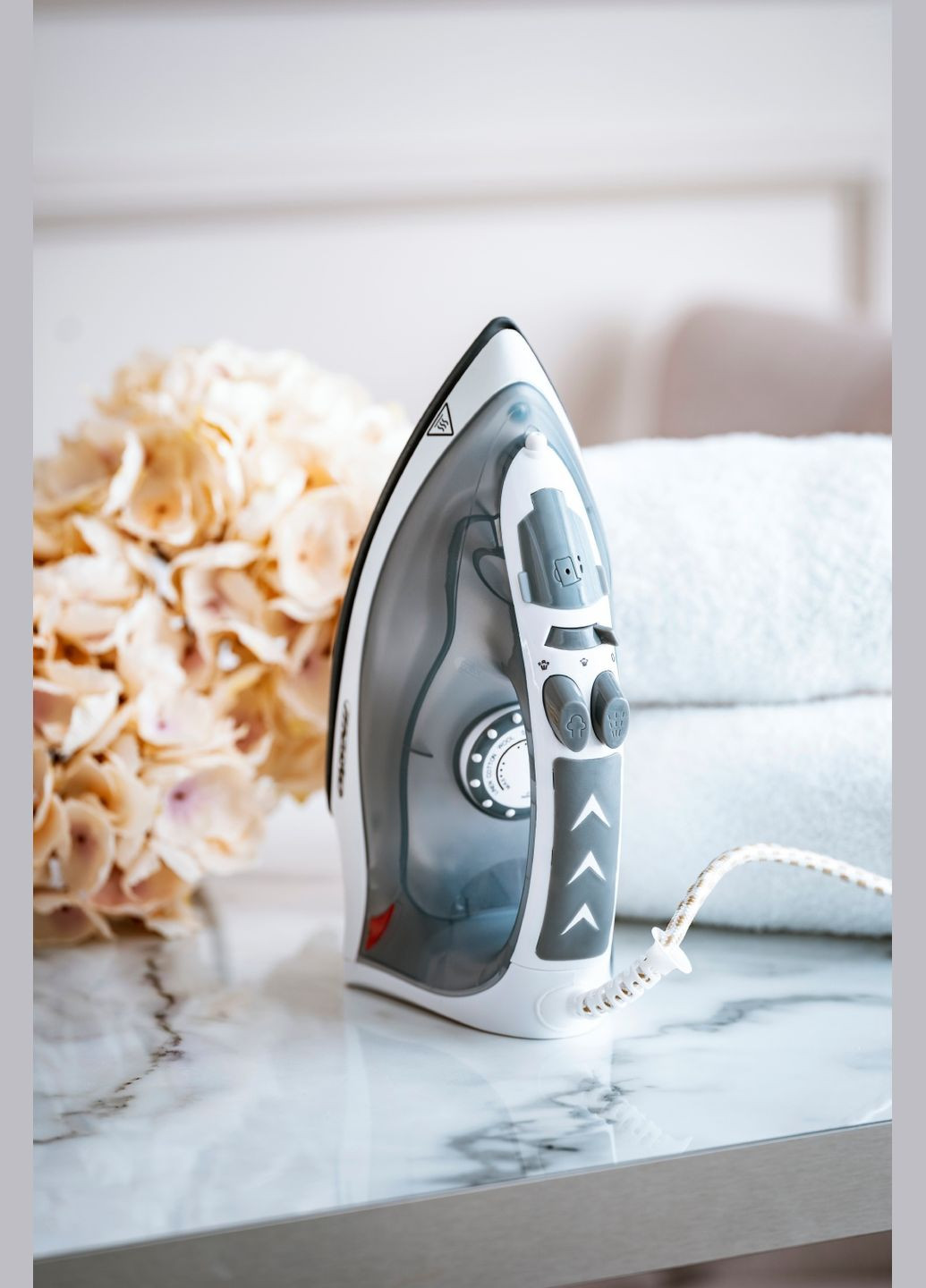 Утюг MS 5037 grey 2800Вт/ 170 мл/ керамика/ сухая глажка/ серая Mesko (347174601)