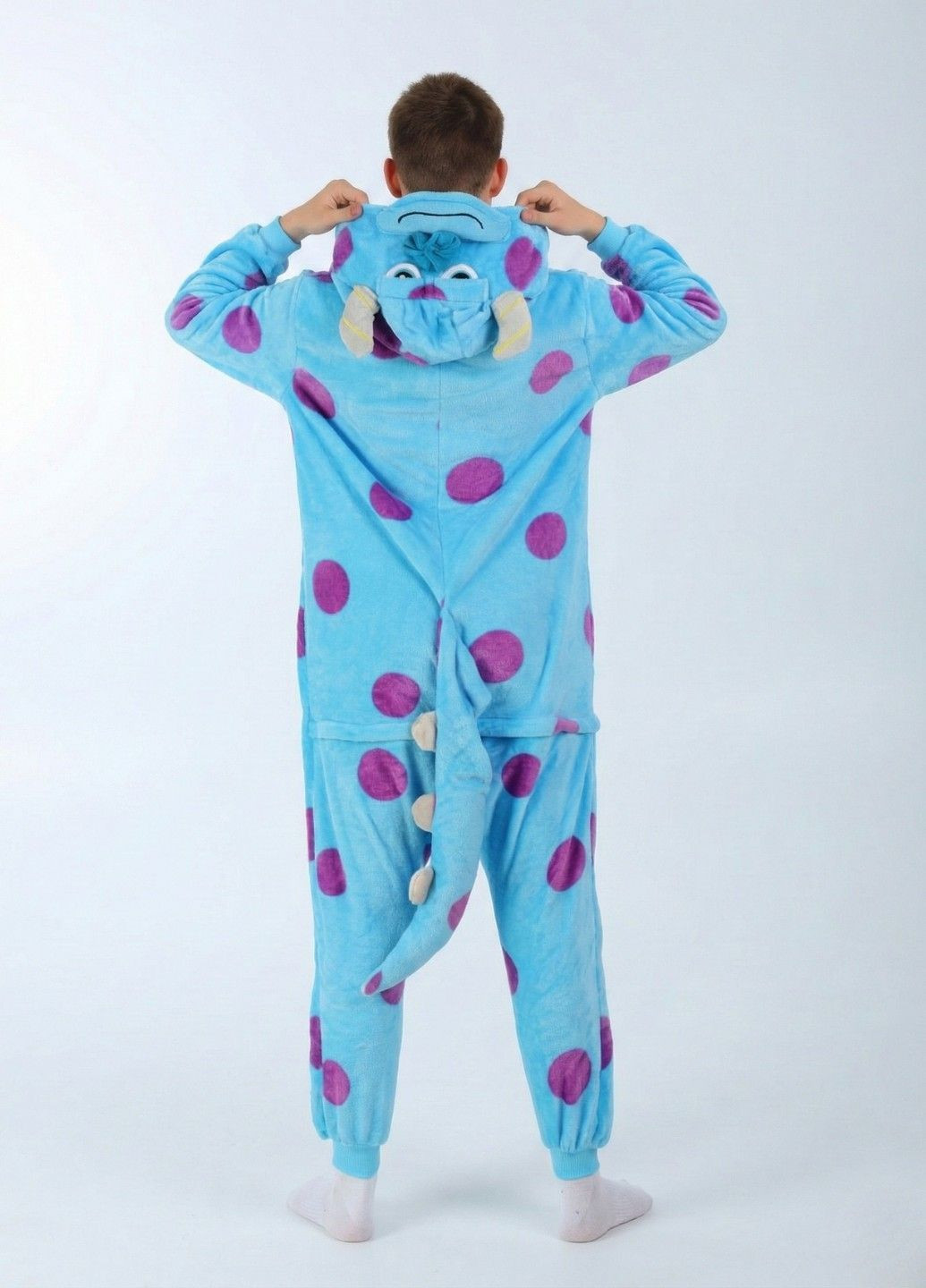 Кигуруми пижама Джеймс Салливан корпорация монстров мужская голубой Lalapka (369644984)