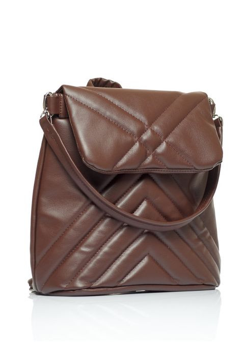 Женский рюкзак Loft QSH шоколадный Sambag (302519143)