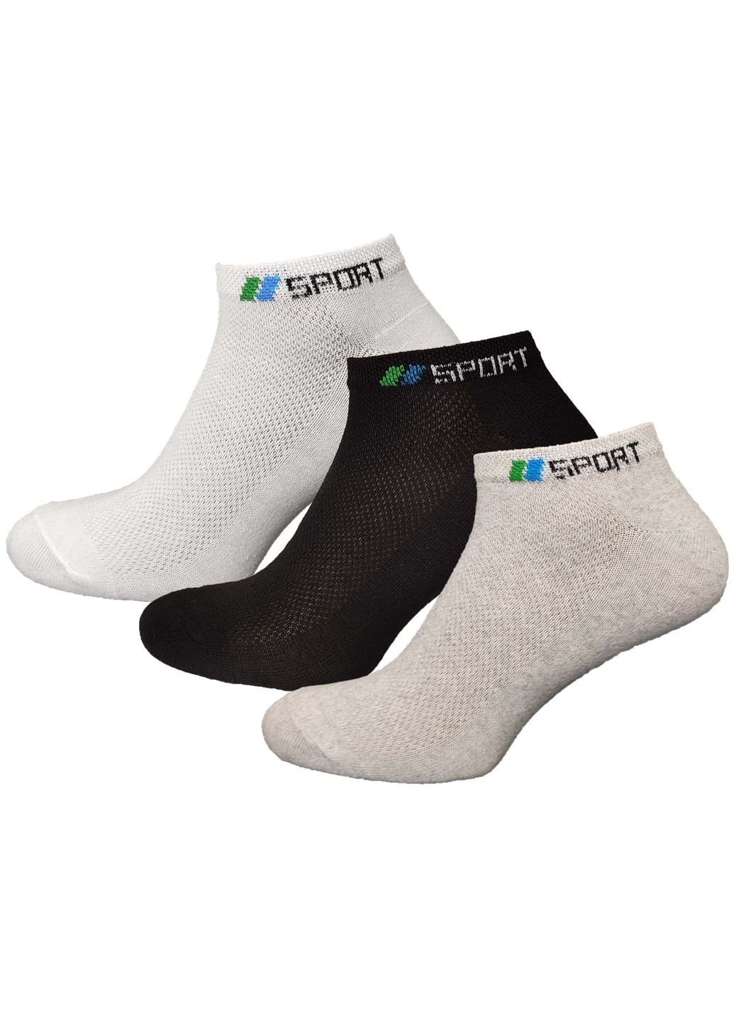 Комбинированные набор носков сетка 6 пар ms 605/6 р.40-44 XTeam надписи (350264041)