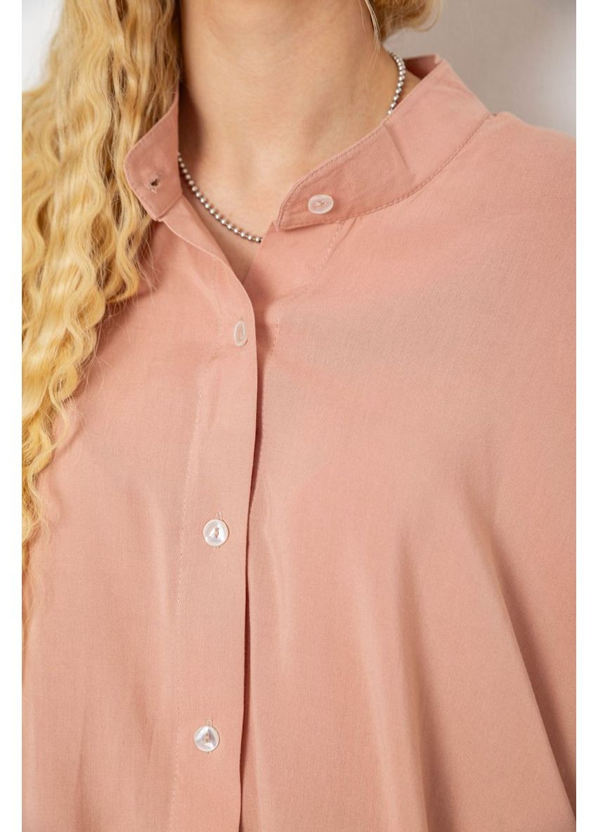 Пудровая рубашка женская свободного кроя Sport Line