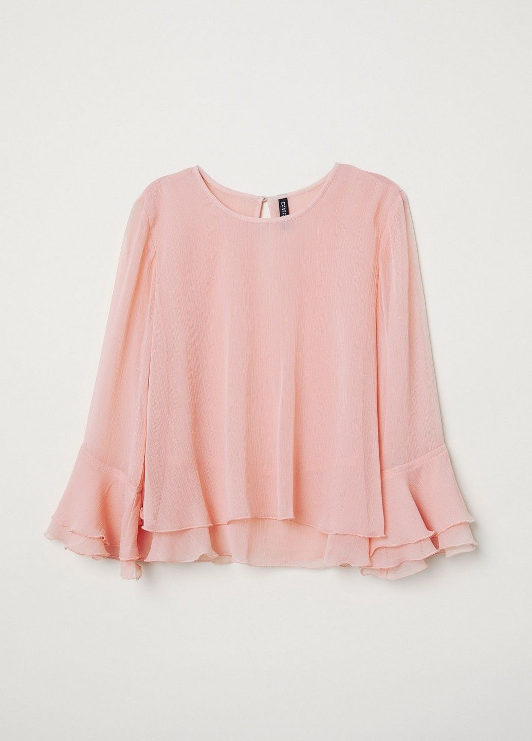 Розовая демисезонная блуза H&M