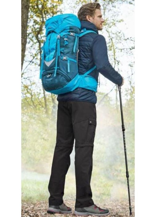 Туристичний, похідний рюкзак 40L Crivit блакитний No Brand (361156548)