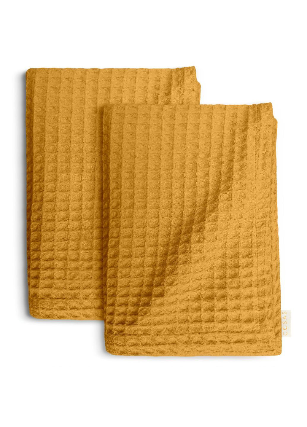 Вафельні рушники Curcuma Greek Waffle CS1 Гірчичний 2 шт Cosas гірчичний