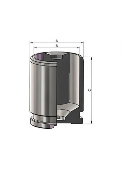 Поршень суппорта 1 ШТ - VW PASSAT 05-12 151182-C ERT (366186353)