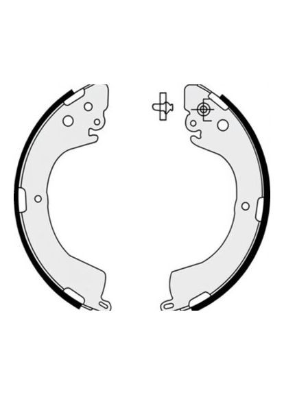 Колодки гальмівні барабанні (комплект 4 шт) Brembo (364835303)