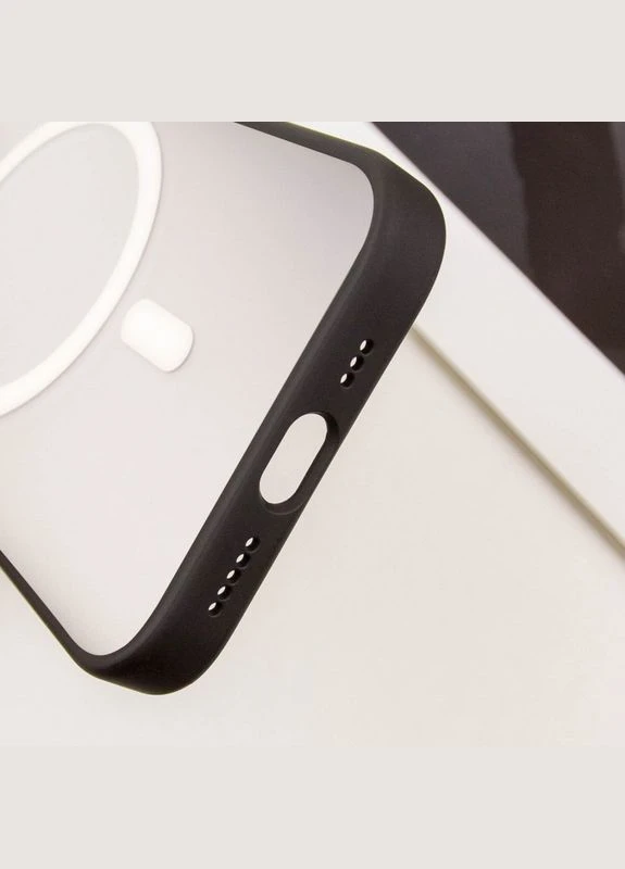 TPU+PC чохол Skin Friendly Frosted with MagSafe для Apple iPhone 15 Pro Max (6.7") Blueo (386290854)