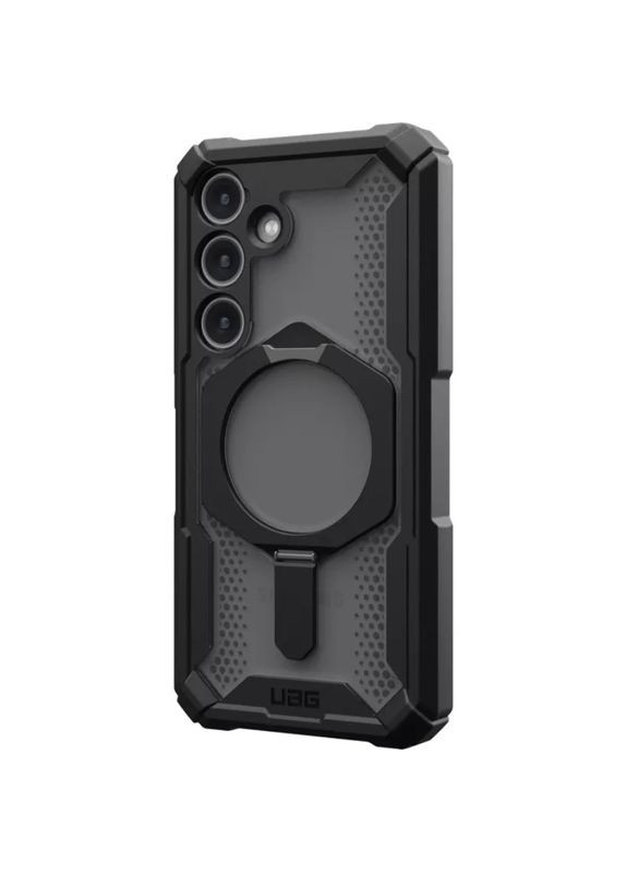 Чехол-накладка Plasma XTE MagSafe для Samsung Galaxy S24 SM-S921 Black/Silver (214448114034) Urban Armor Gear (370622985)