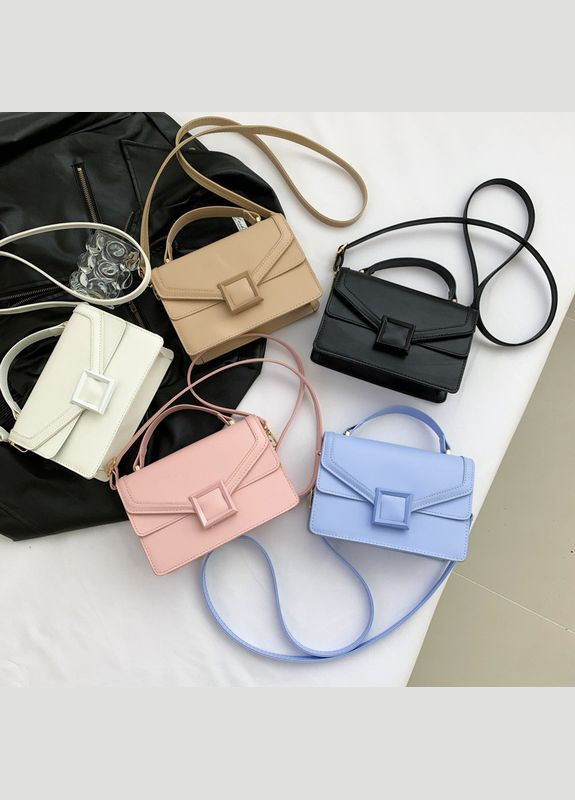 Женская сумка 2123 кросс-боди розовая на ремешке No Brand (306709539)