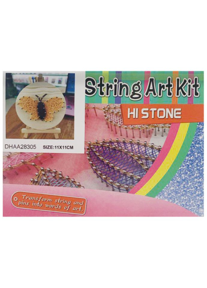 Дитячий набір для творчості стрінг-арт "Метелик" YG0115(28305) дерев'яна основа Bambi (335977237)