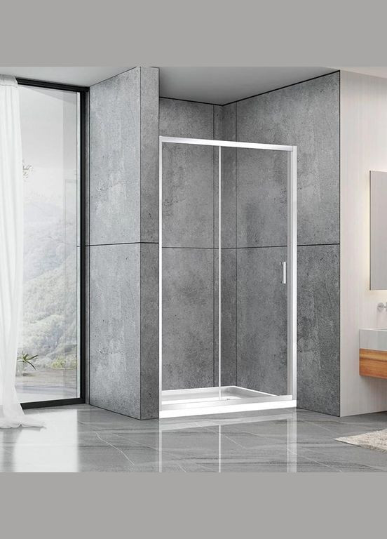Душові двері в нішу FА-512 розсувні, скло прозоре, 120х190 Dusel (317287079)