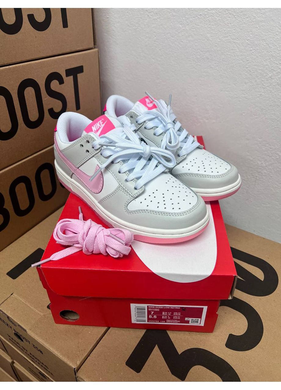 КРОССОВКИ ЖЕНСКИЕ NIKE SB DUNK PINK PUCK НАЙК СБ ДАНК No Brand розовые демисезоны (367169447)