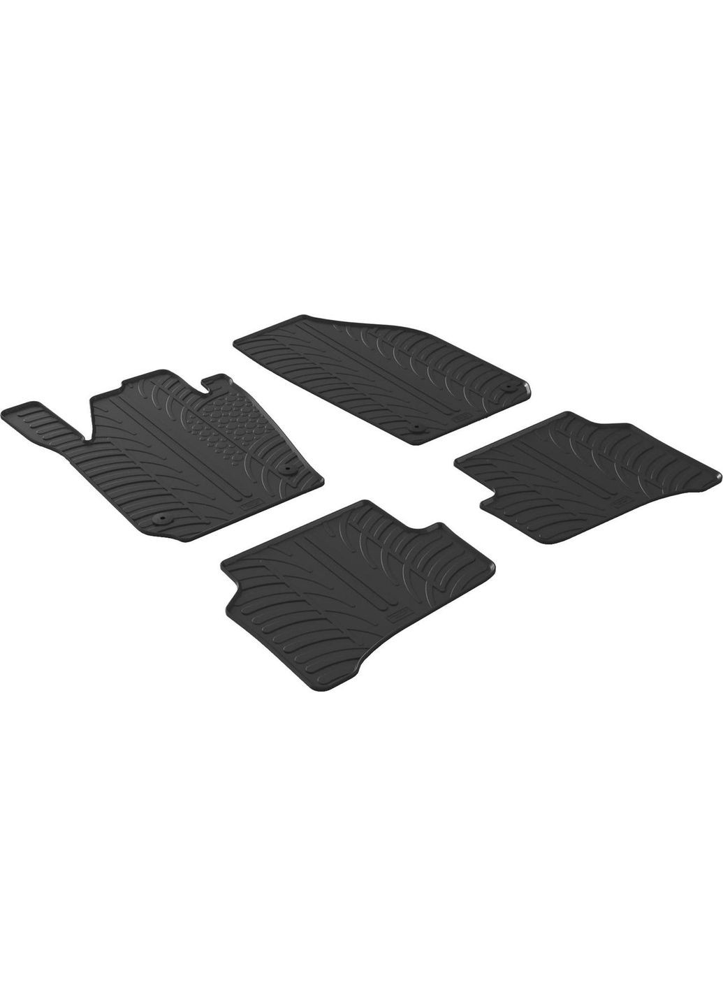 Резиновые коврики для Skoda Fabia (mkIII) 2014-2022 (GR 0473) Gledring (361231389)