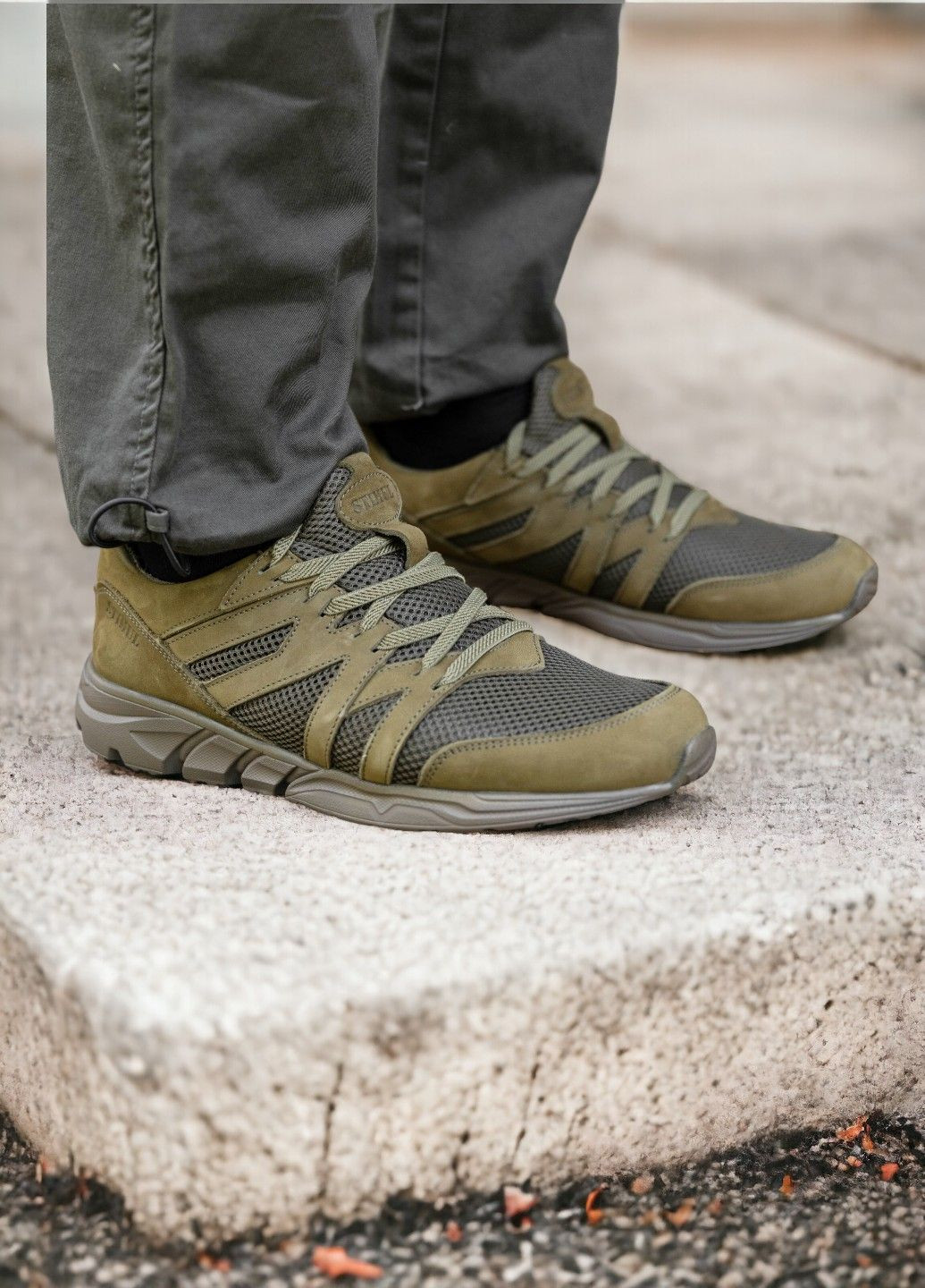 Тактичні Літні кросівки. 35-46р Олива. Натуральна гідрофобна шкіра! STLM-1012 No Brand (289384725)