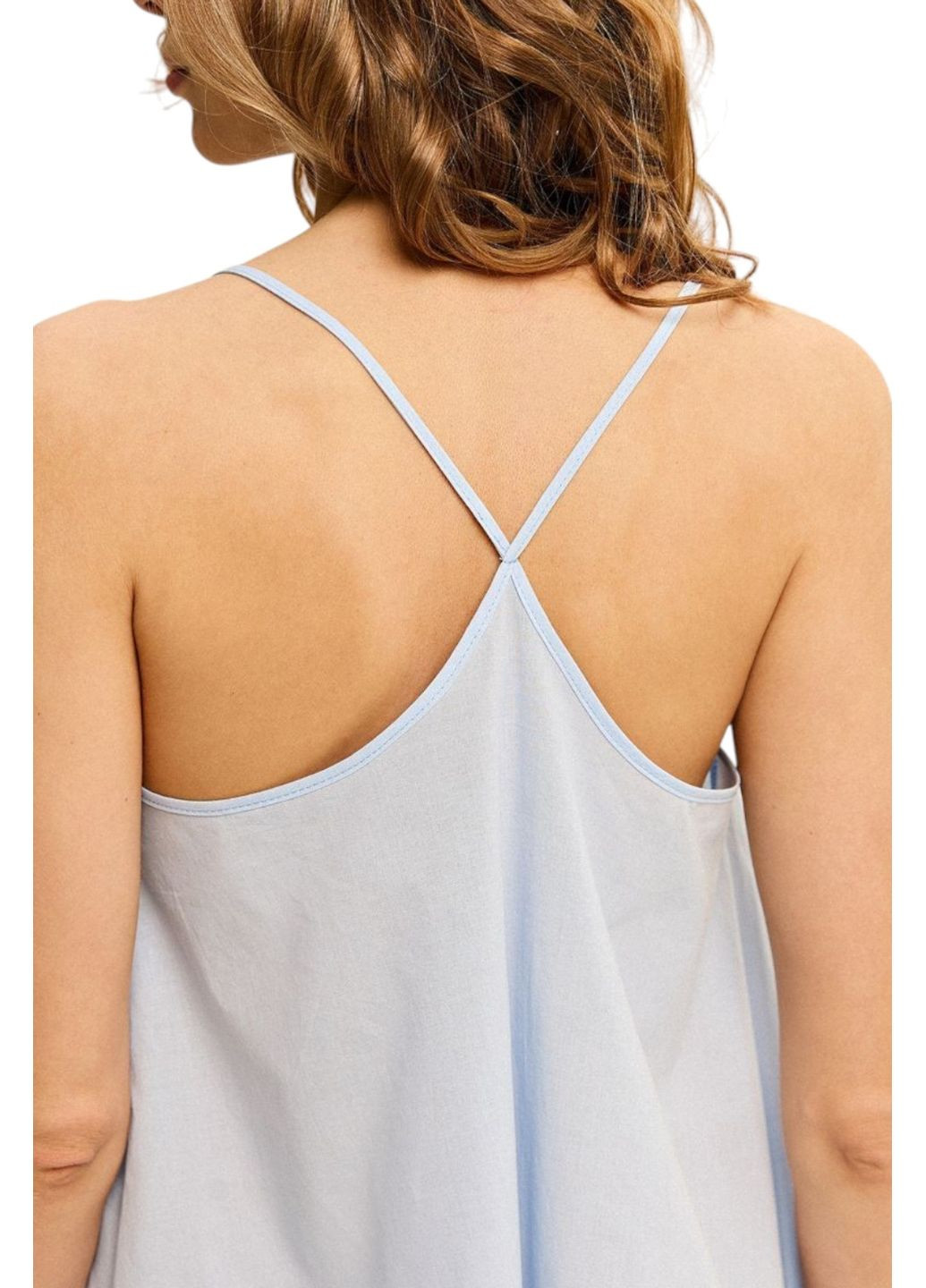 Сорочка нічна жіноча із тонкої бавовни LP-040 Mila Luna (351583748)