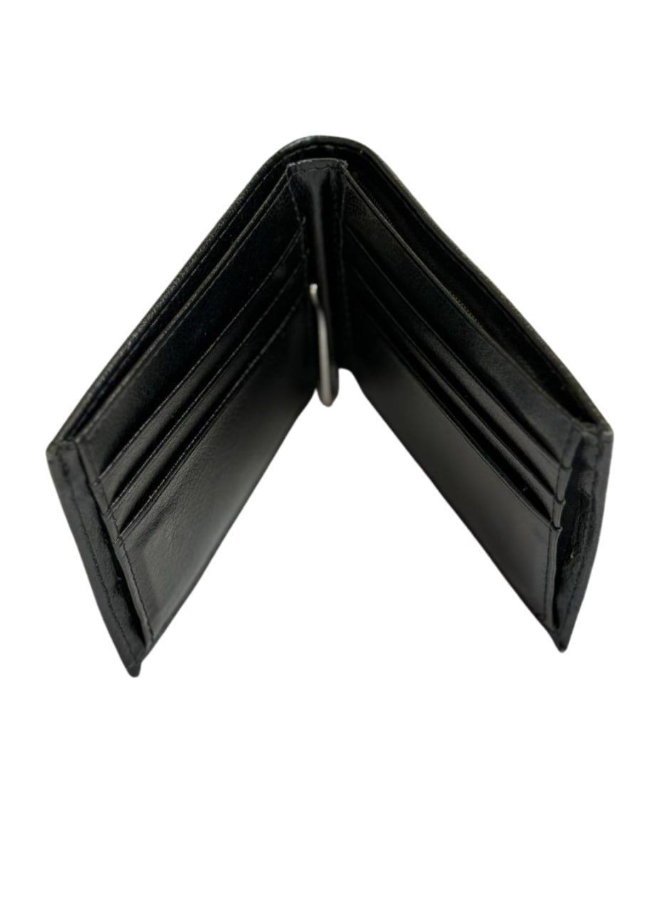 Мужская визитница + зажим для купюр черного цвета No Brand (364100348)