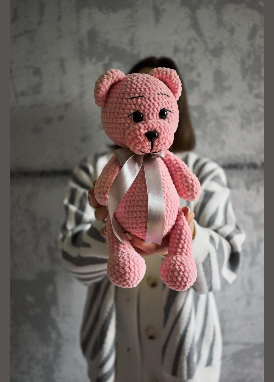 Набор для вязания мишки (розовый, 35 см) Hand Made (302317145)