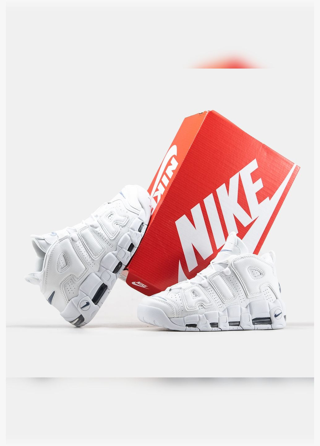 Белые кроссовки nike No Brand Air More Uptempo 96 White
