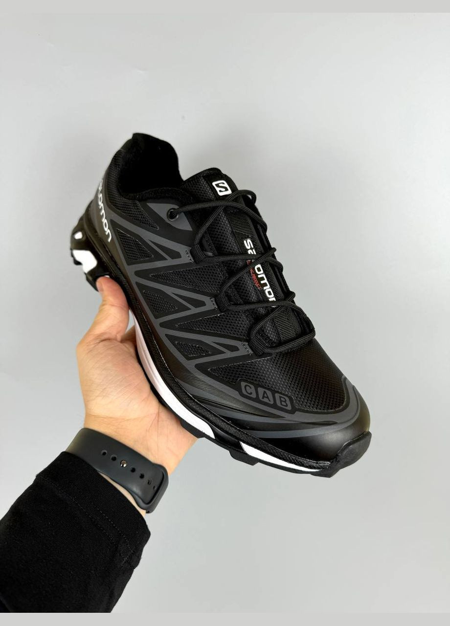 Черные зимние кроссовки зимние мужские salomon xt-6 winter gore-tex black termo fleece | саломон хт-6 черные термо с флисом No Brand