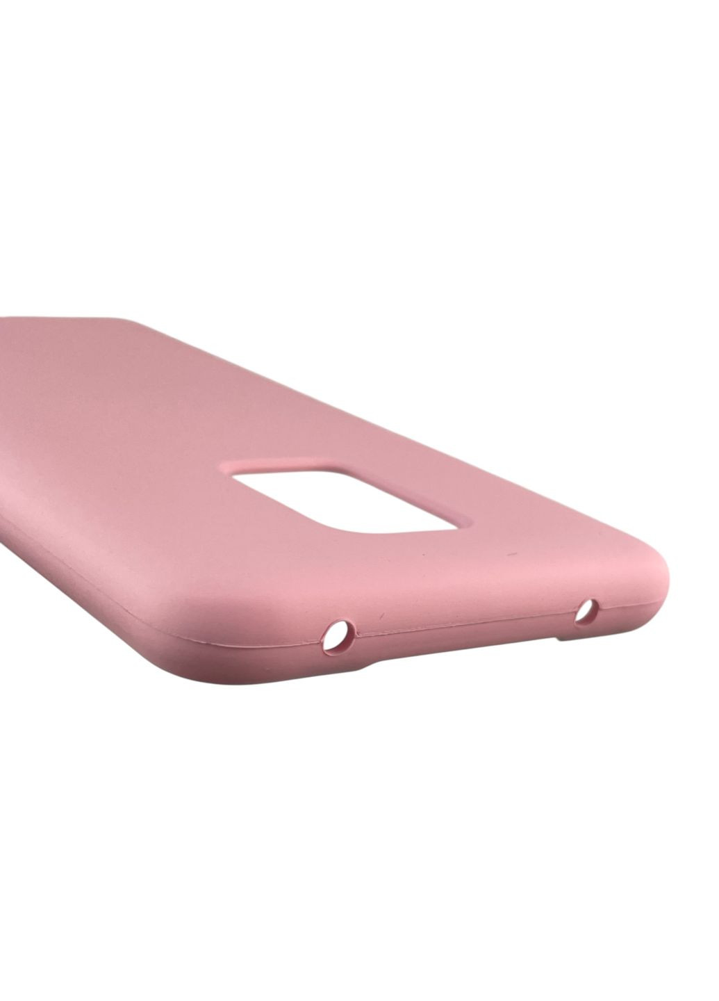 Чохол для Redmi Note 9 Pro силіконовий з мікрофіброю нековзний на сяомі редмі нот 9 про рожевий Xiaomi (366390557)