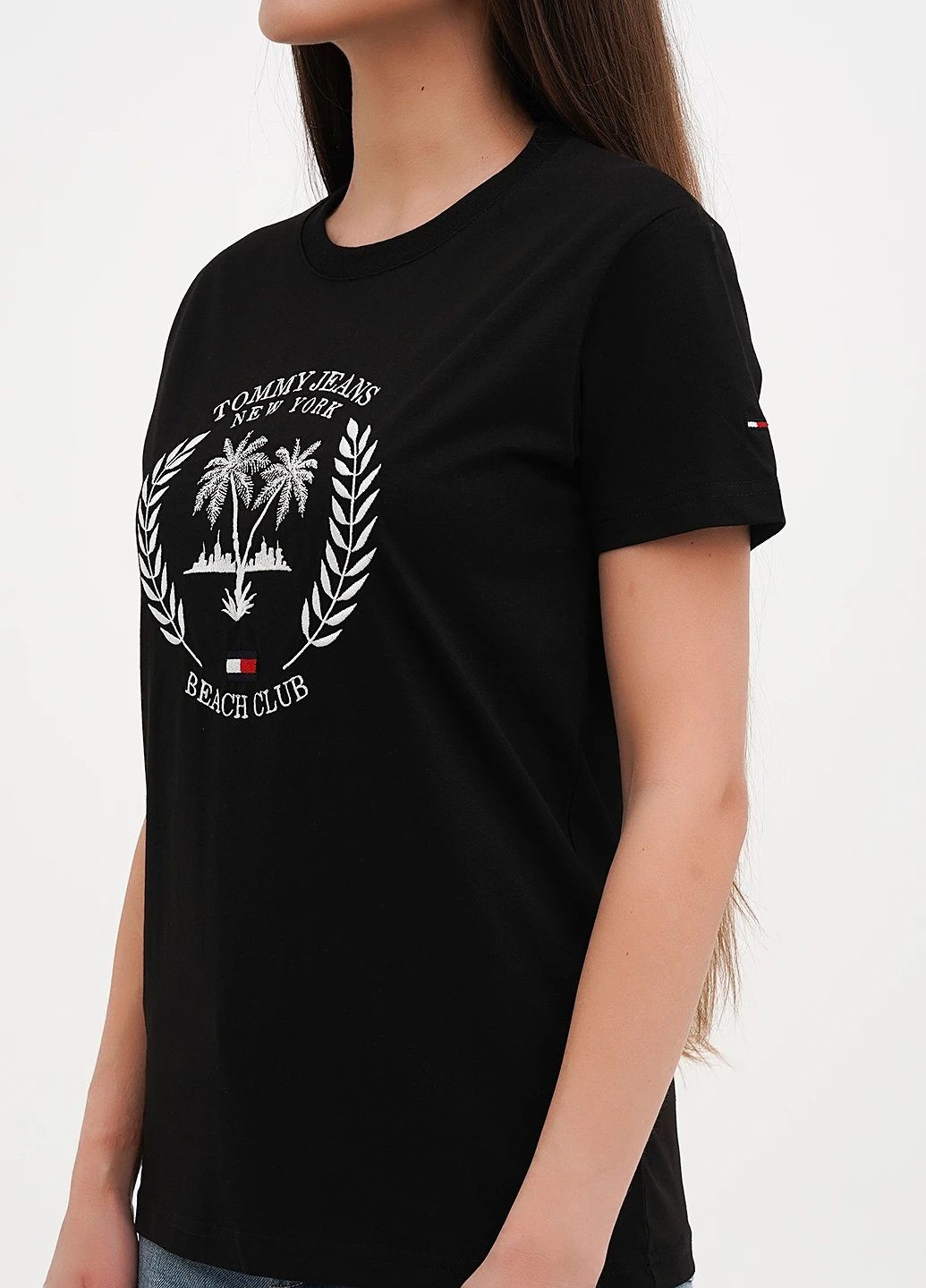 Футболка женская летняя с рисунком Tommy Hilfiger Beach Club - (326379440)