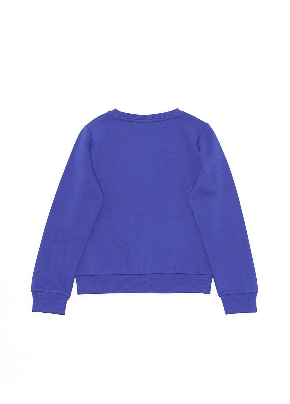 Name it свитшот флис,синий с принтом, синий