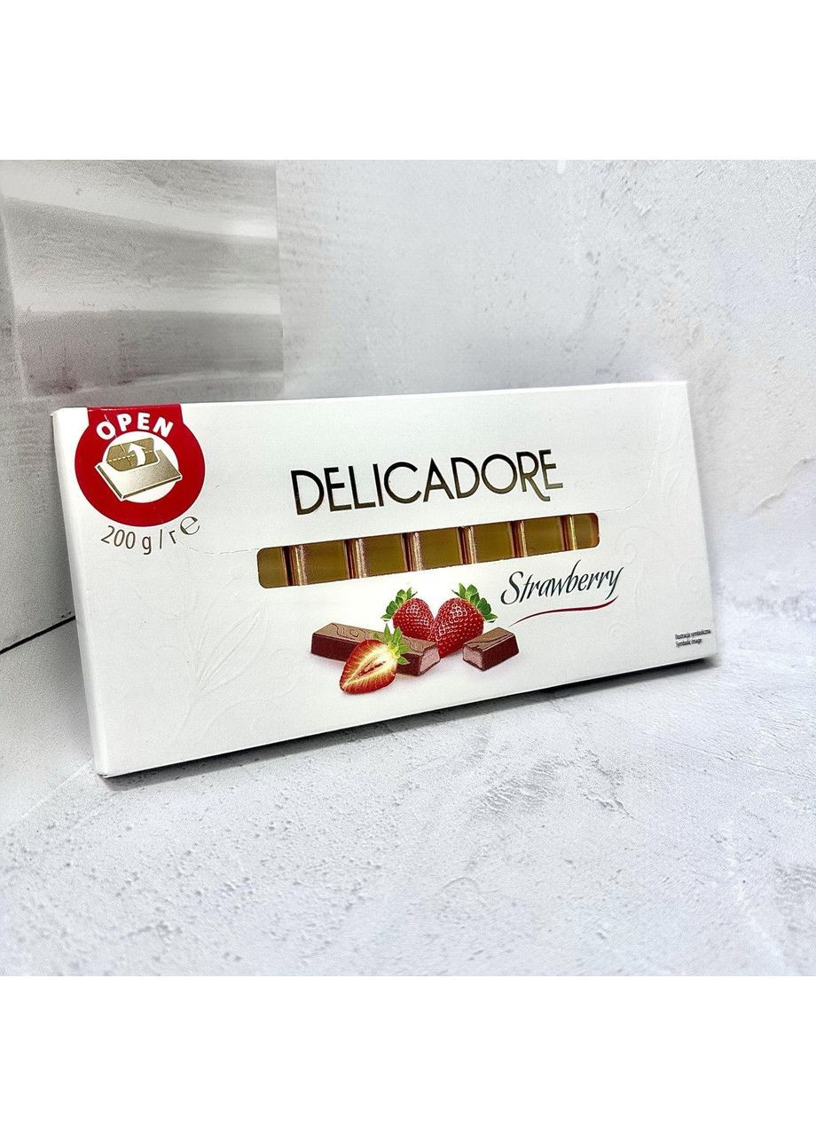 Шоколад Baron DELICADORE Полуниця 200г No Brand (365434911)