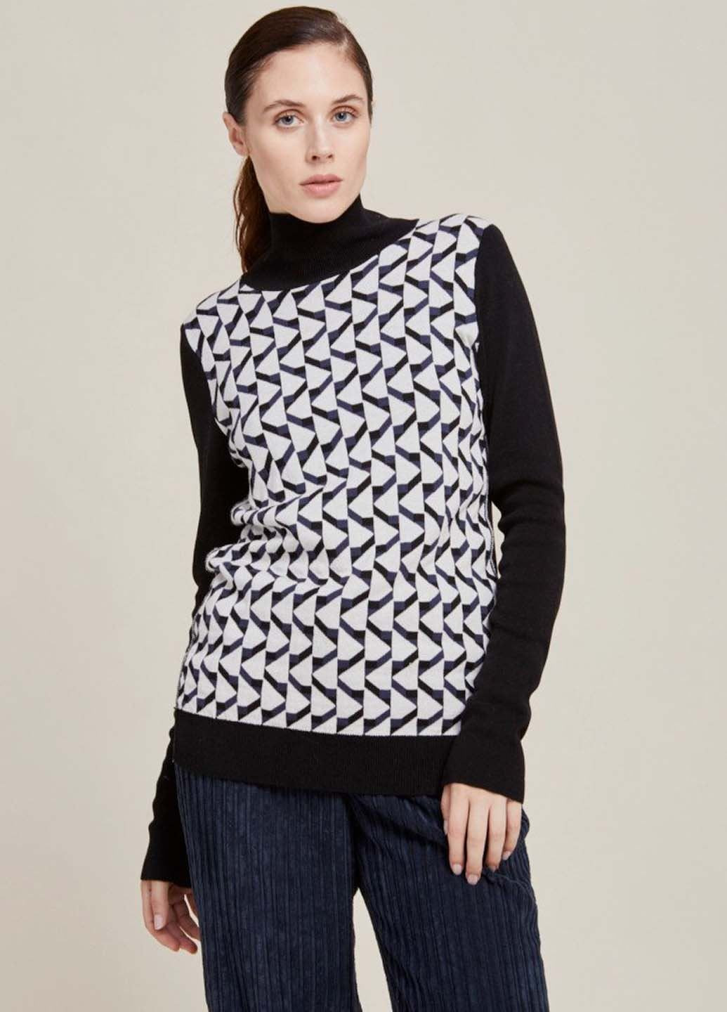 Жіночий вовняний светр-водолазка Stefanel (369900449)