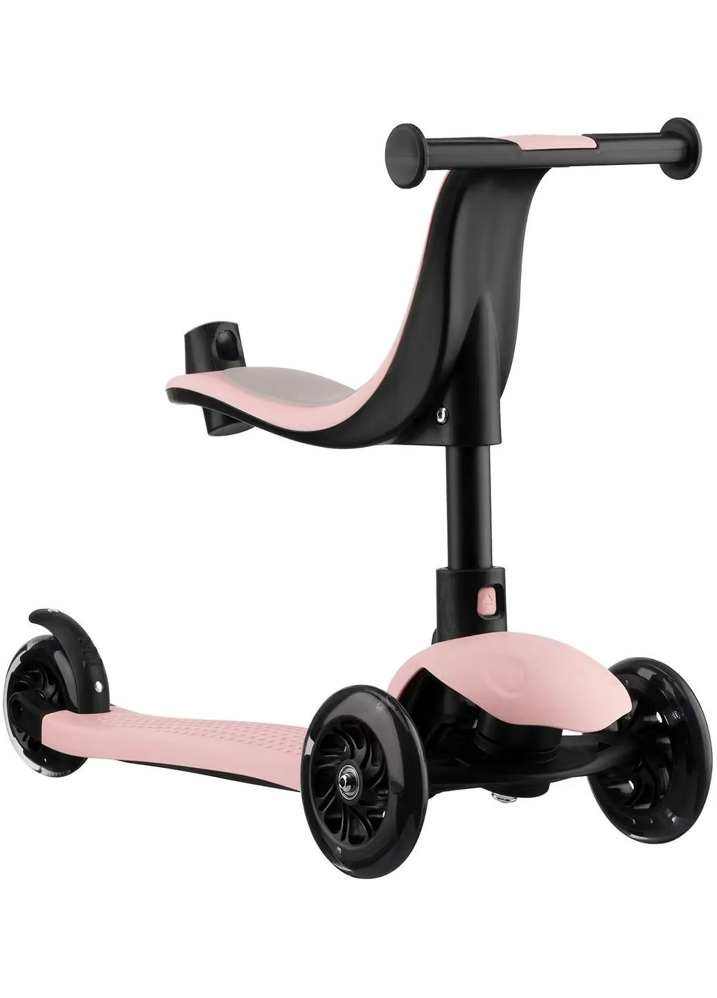 Триколісний самокат Alamo Рожевий (ALAMO-125-PINK) Miqilong (360421832)