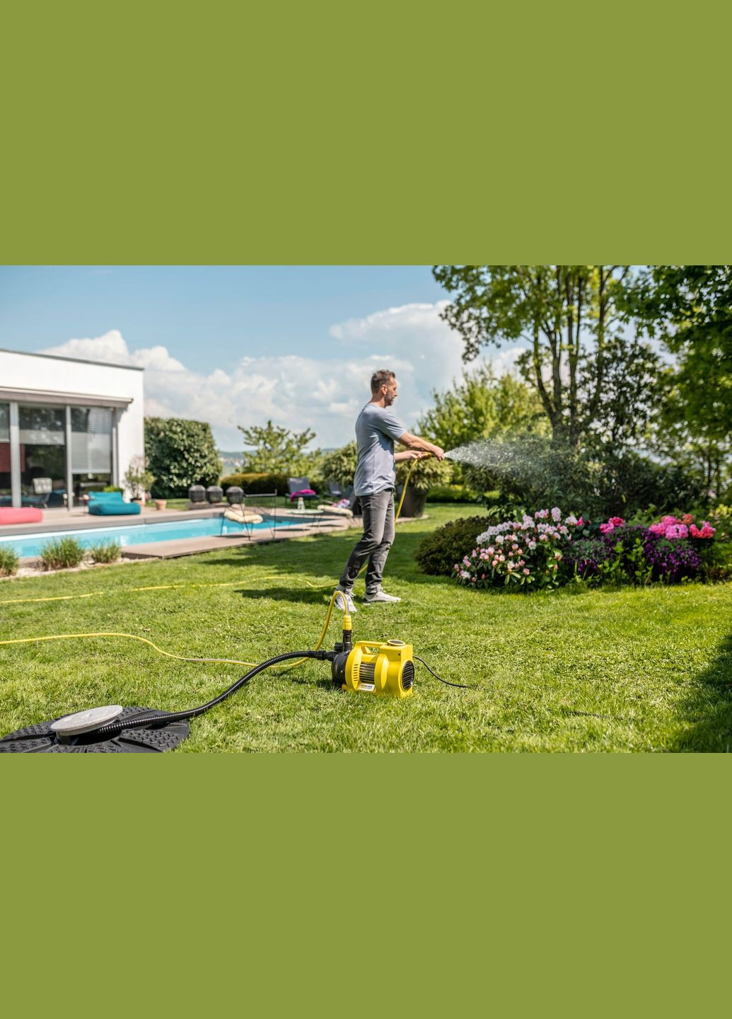 Насос садовый BP 4.500 Garden 550Вт 4.5Куб•год высота 36м глубина 8м 6.6кг KARCHER (315504523)