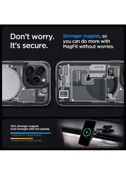 Чохол до мобільного телефона (ACS06721) Spigen Apple iPhone 15 Pro Ultra Hybrid MagFit Zero One (326591655)