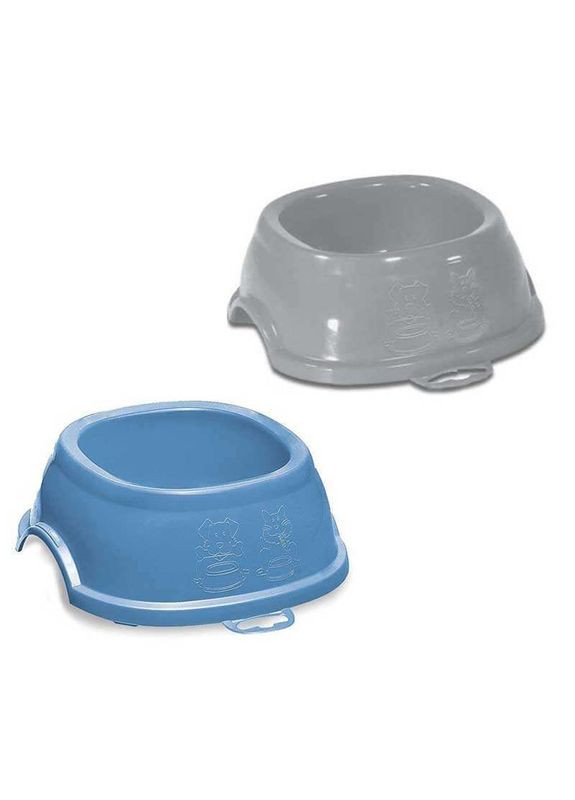 Миска пластиковая антискользящая для собак и кошек Break 600 мл (8003507995215) Stefanplast (327071315)