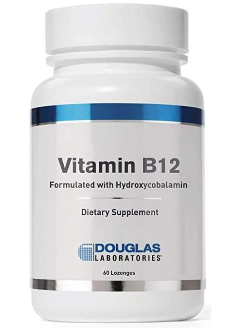 Вітамін В12 гідроксікобаламін, Vitamin B12, 2500 мкг, 60 швидкорозчинних таблеток Douglas Laboratories (362372576)