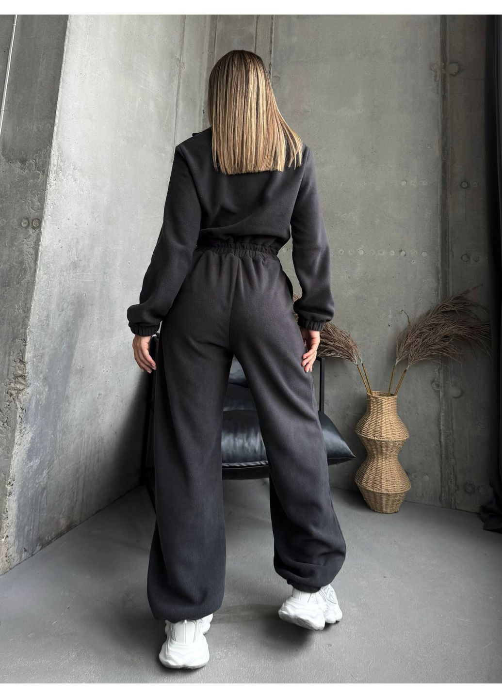 Комбинезон N.Family однотонний графітовий кежуал