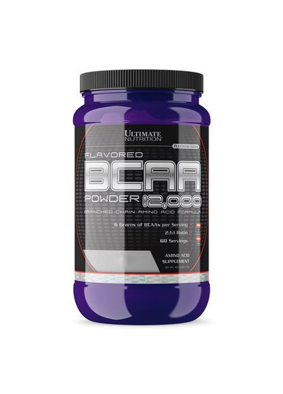 Амінокислота BCAA BCAA 12 000 Powder, 457 грам - Червона цукерка Ultimate Nutrition (324421694)