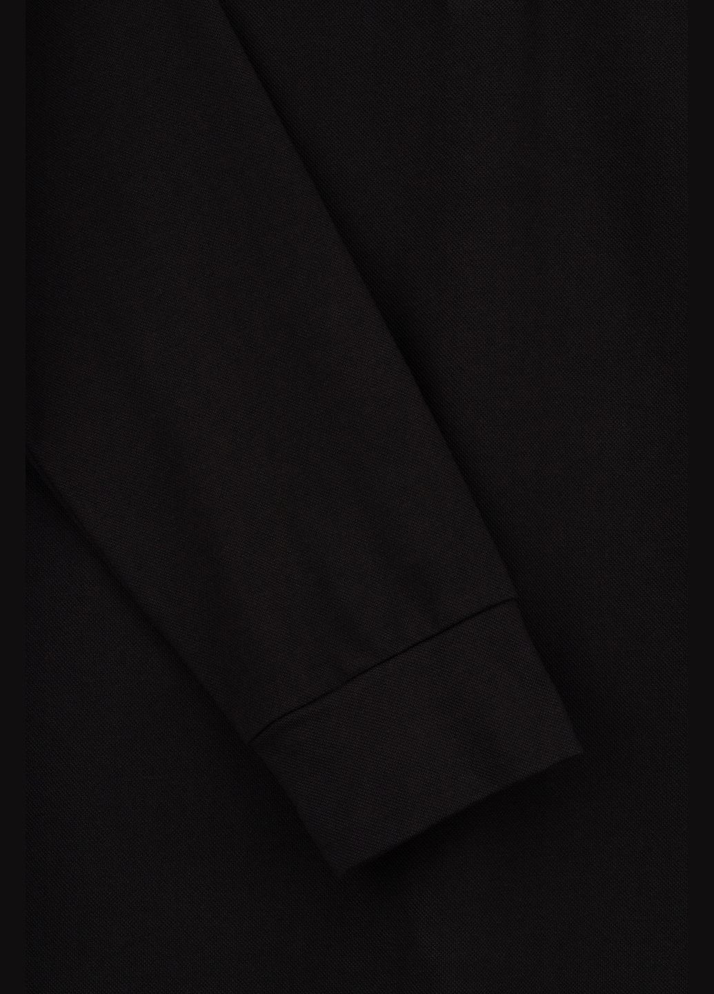 Черный демисезонный джемпер однотонный мужской 3702 Zinzolin