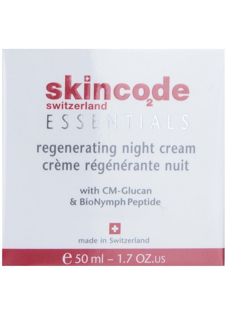 Восстанавливающий ночной крем Essentials Regenerating Night Cream 50ml (104014-28143761) Skincode (368617883)