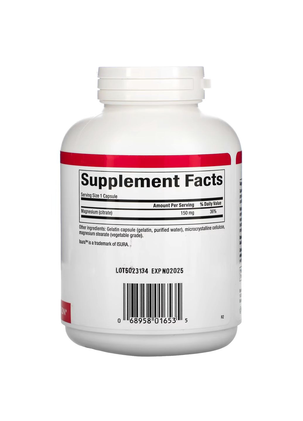 Цитрат магнію, Magnesium Citrate,, 150 мг, 180 капсул 1849 Natural Factors (364195013)