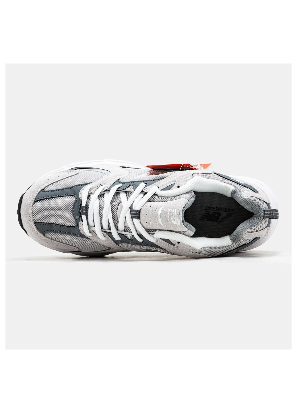 Сірі Осінні кросівки чоловічі Nike New Balance 530