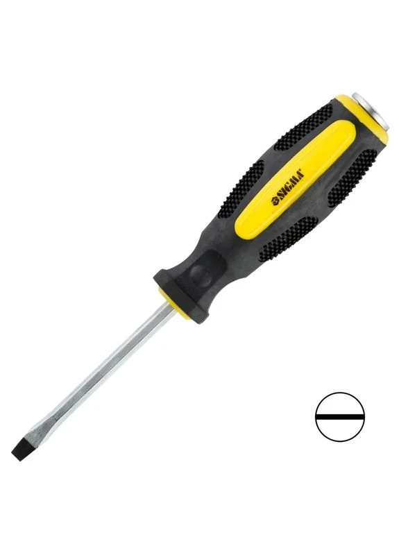 Викрутка ударна шліцьова SL5×75мм CrV (4004401) Sigma (401769569)