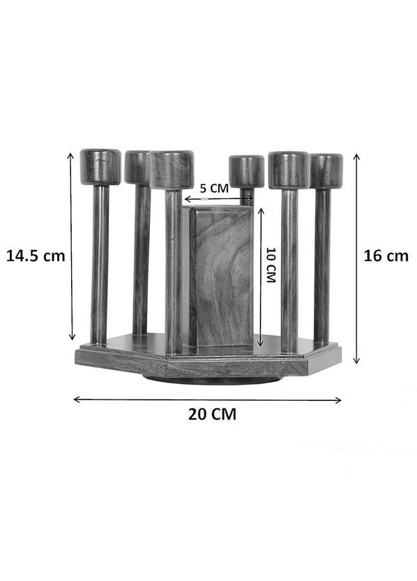 Стійка для склянок з дерева Солдер савоярді (ОБС-007015) No Brand (327426449)