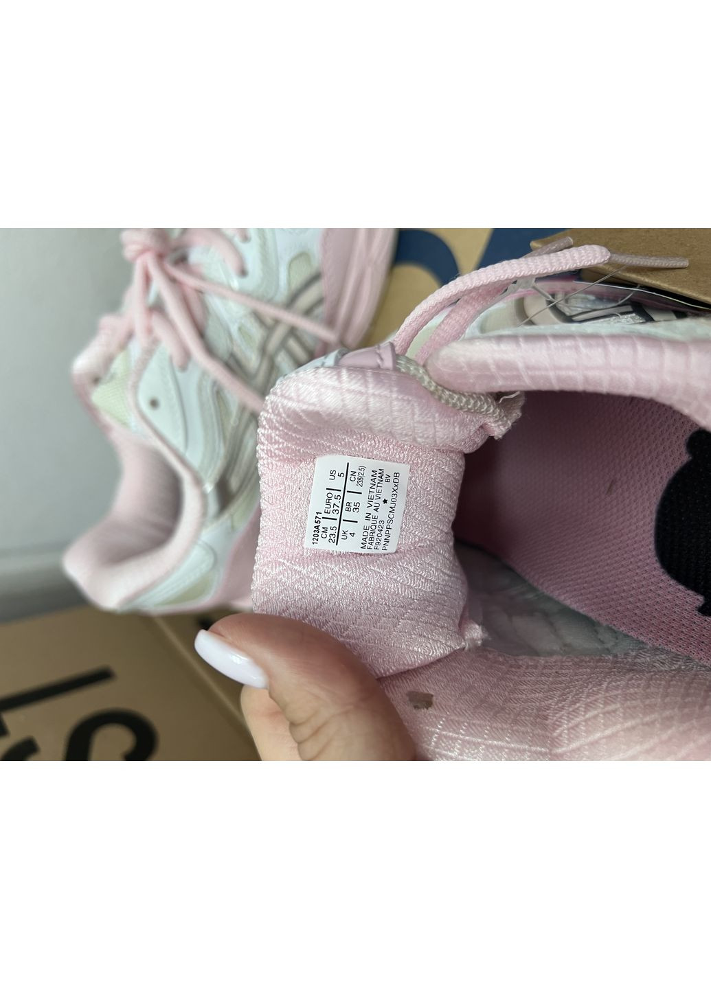 Рожеві Осінні кросівки чоловічі asics gel nyc silver pink premium асікс гель нюк No Brand