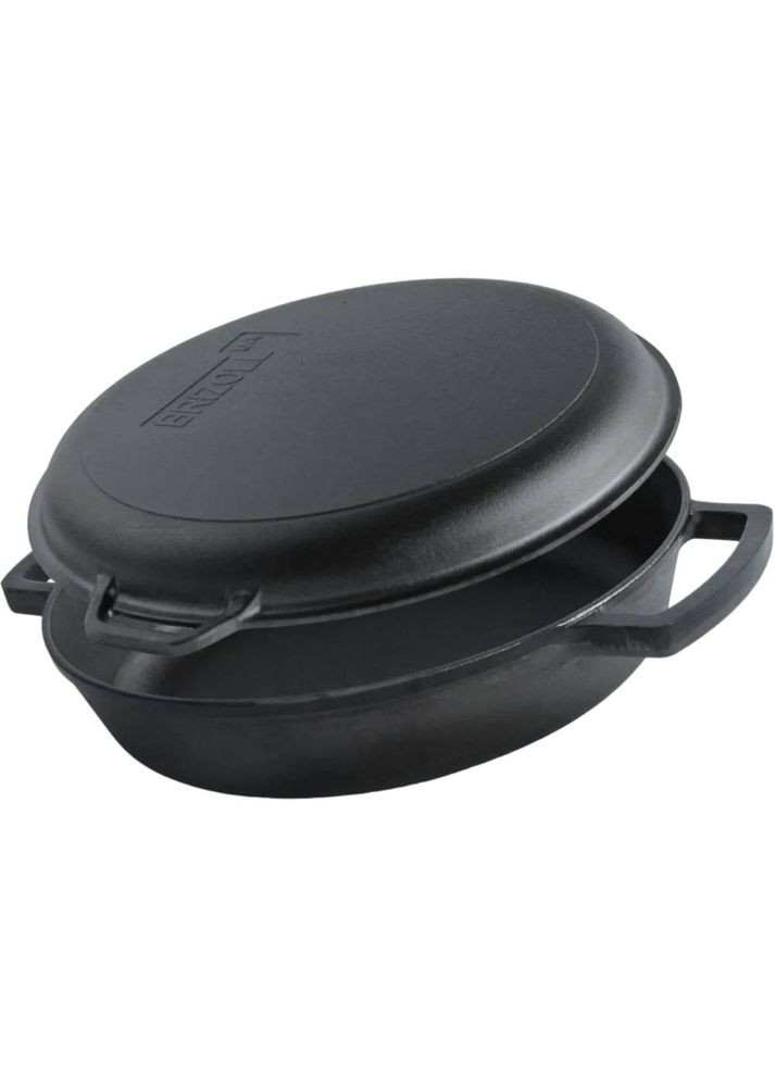 Сковорода Monolith с крышкой сковородой 36х8 см (M3680U-2) Brizoll (314765915)