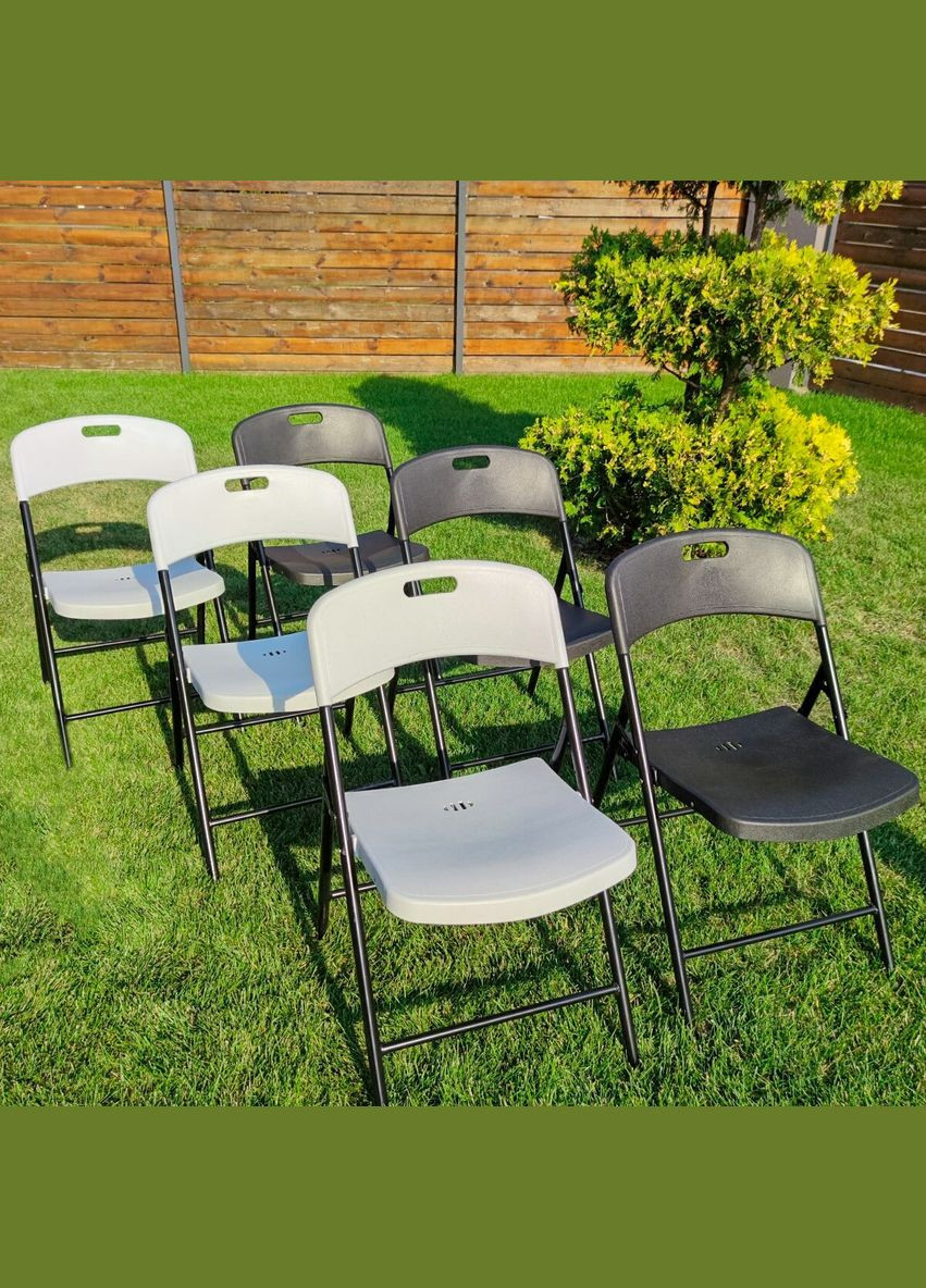 Складной стул 46*52*79см белый SW-00001609 Sticker Wall (316520715)