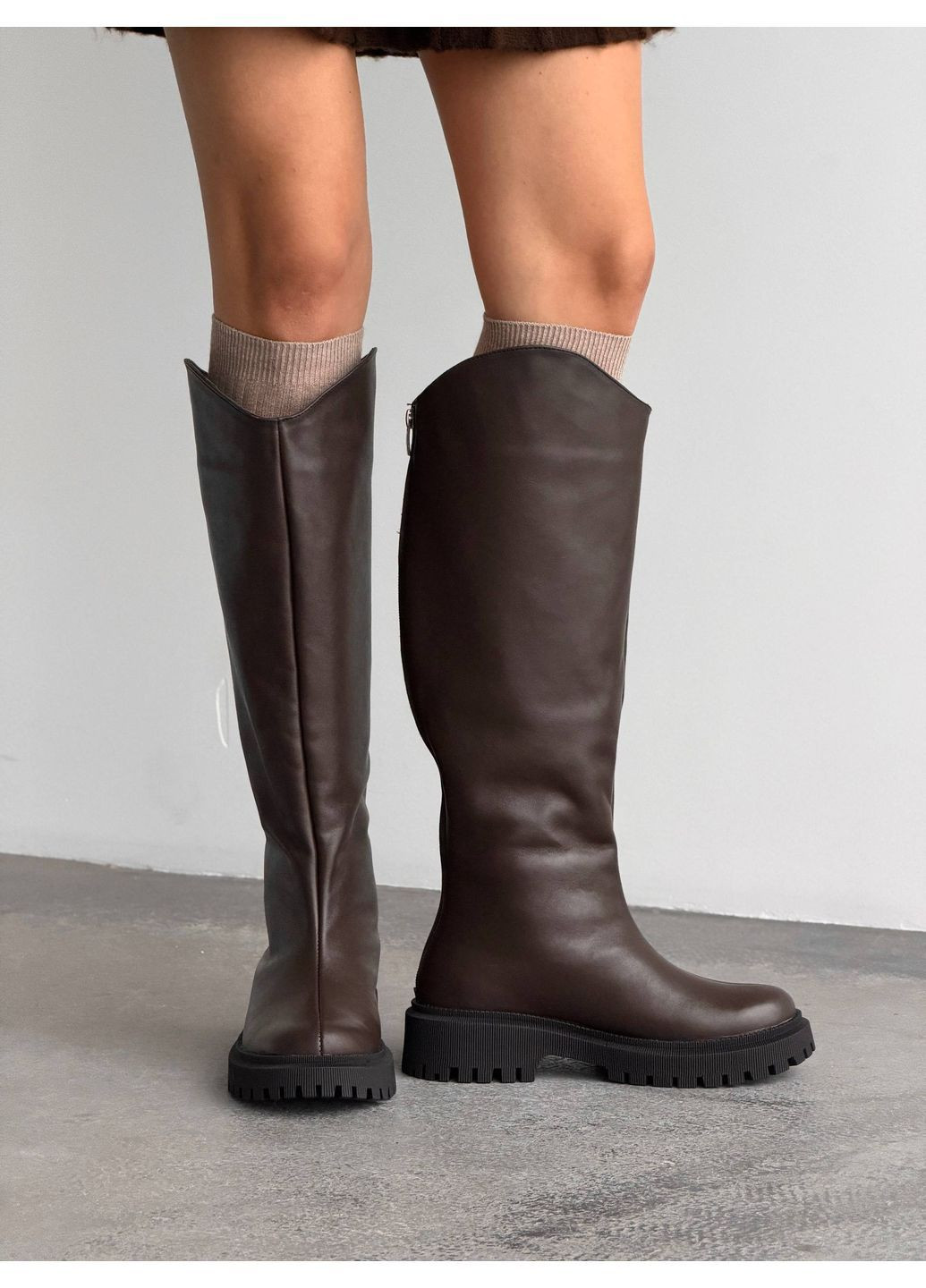 Зимние жокейские сапоги No Brand