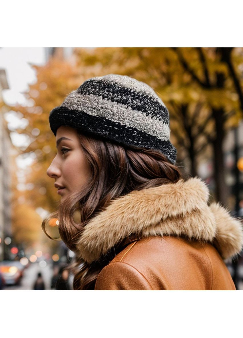 Женская Панама-шапка "Танго" вязаная руками PRIGRIZ (368787131)